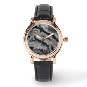 Montre Dalle mixte de jaspe agate