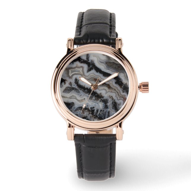Montre Dalle mixte de jaspe agate (Recto)