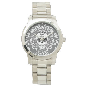 Montre Damas mortes - Chic Sugar Skull Wrist Watch