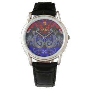Montre Damask polyamory Dragon dans Poly Pride Flag Color