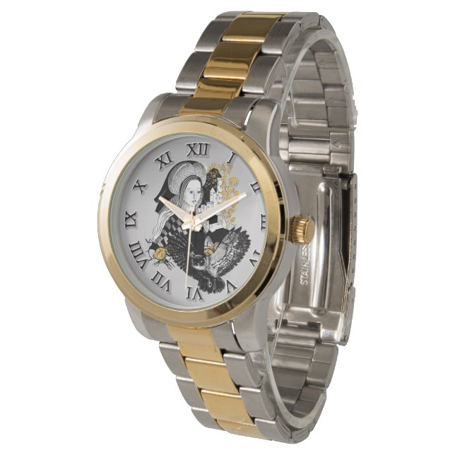 Montre Dame et hibou (Incliné)