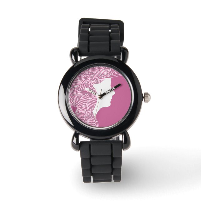 Montre Dame rose (Recto)
