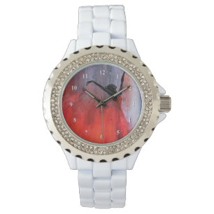 Montre Dancing Lady in Red - Abstraite peinture originale