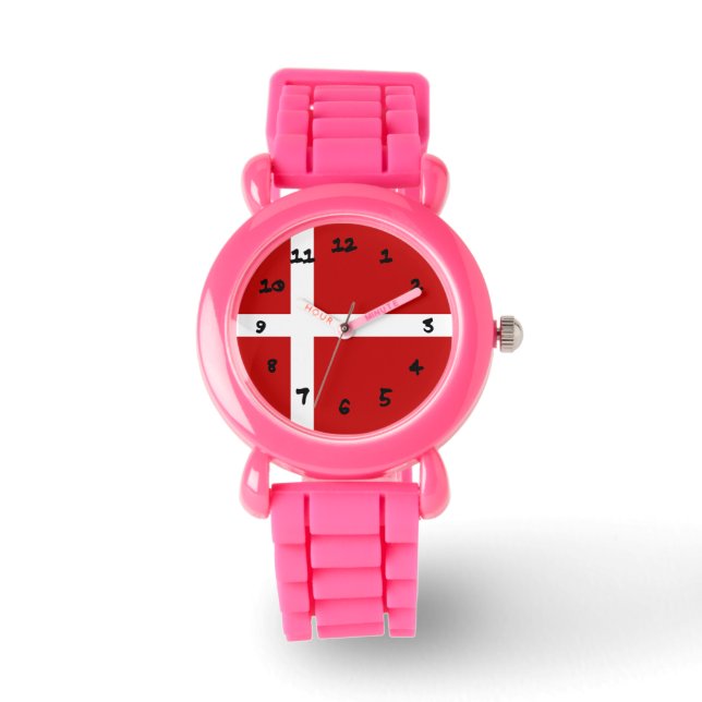 Montre Dannebrog Drapeau Danois (Recto)