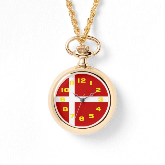 Montre Dannebrog Drapeau Danois (Recto)