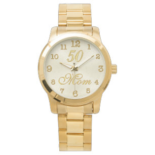 Montre d'anniversaire de cinquantième