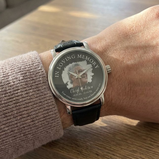 Montre Dans la mémoire aimante | Mémorial photo (Créateur téléchargé)