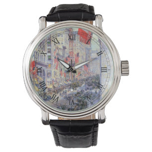 Montre Dans l'Avenue à partir de la 34e Rue, mai 1917 de