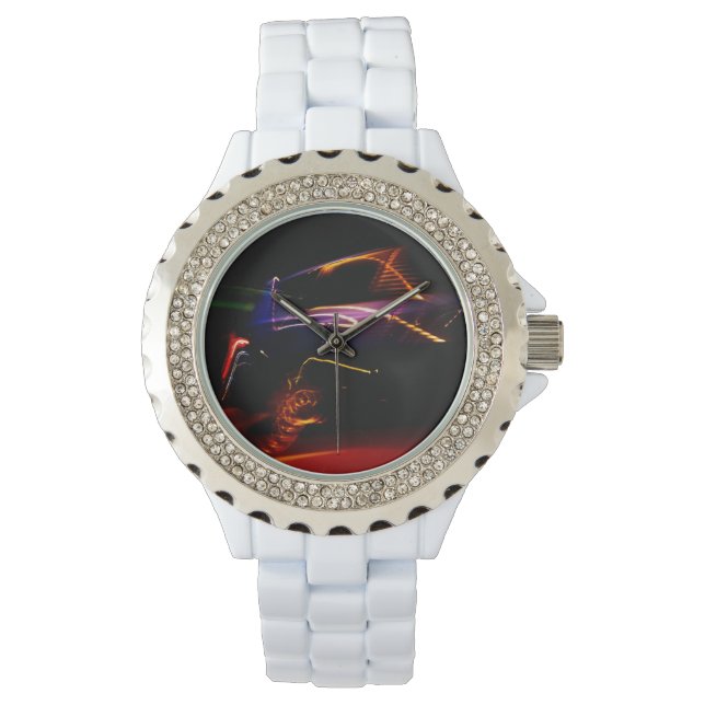 Montre danse de voiture violette (devant)