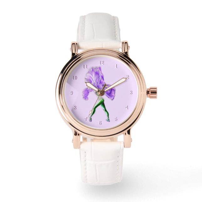 Montre Danseuse de Ballet Fleur d'Iris Ballerine (Recto)