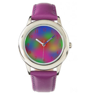 Montre d'arc-en-ciel d'enfants