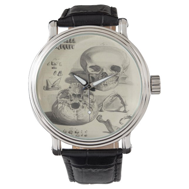 montre d'art crânien médical (devant)
