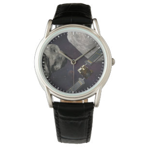 Montre Dart Spacecraft Et Le Liciacube Avant Impact