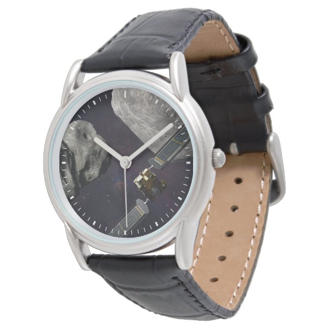 Montre Dart Spacecraft Et Le Liciacube Avant Impact (Incliné)
