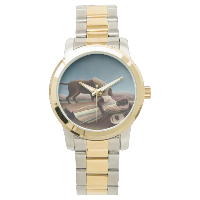 Montre d'art Tzigane endormi de Rousseau (devant)