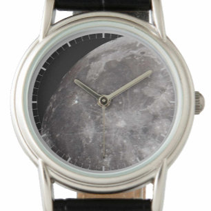 Montre d'astronomie de la courbe de la Lune