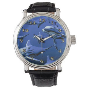 Montre Dauphin bleu