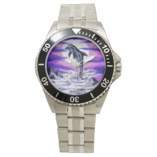 Montre Dauphin clair de lune