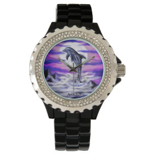 Montre Dauphin clair de lune