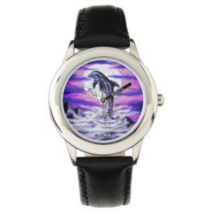 Montre Dauphin clair de lune