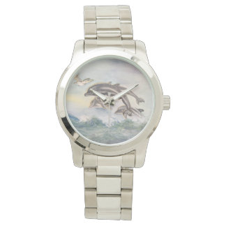 Montre Dauphins en jeu