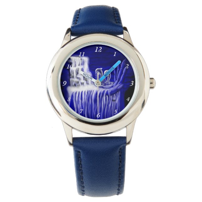 Montre Dauphins, Main des temps (devant)