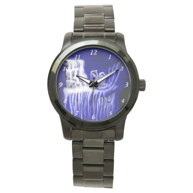 Montre Dauphins, Main des temps (devant)