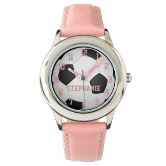 Montre de balle de football féminin personnalisée