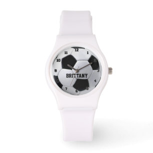 Montre de balle de soccer personnalisée