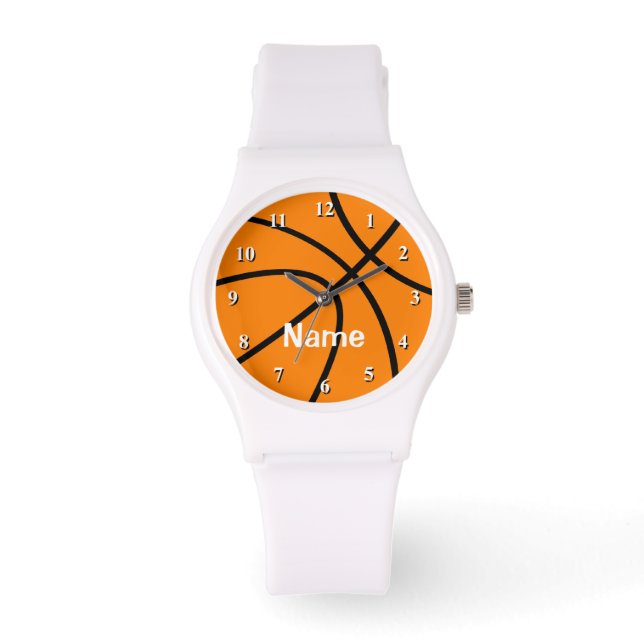 Montre de basket-ball avec nom personnalisable (Recto)