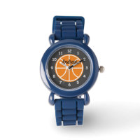 Montre de basket-ball pour enfants avec nom person