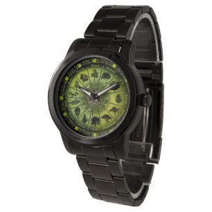 Montre de calendrier d'arbre de druide
