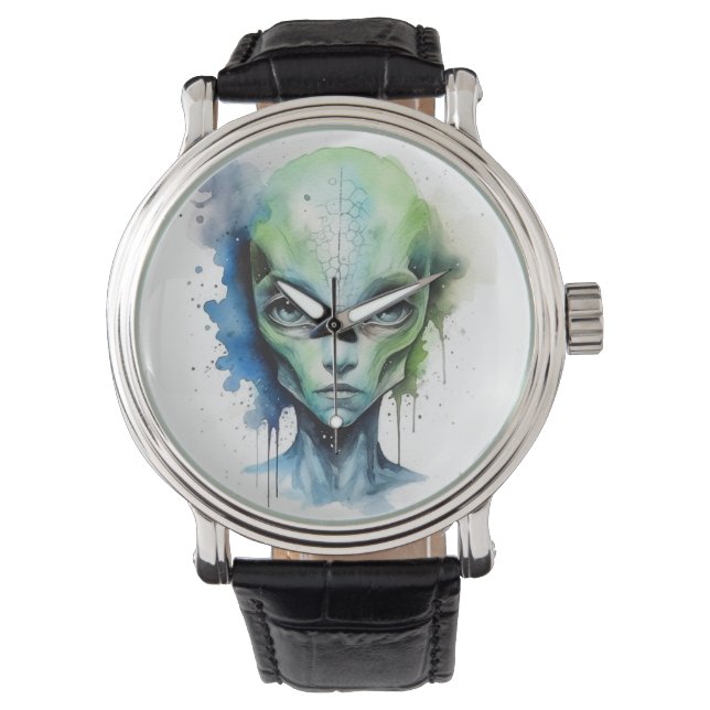 Montre De ce monde Galaxy Alien Ufo (devant)