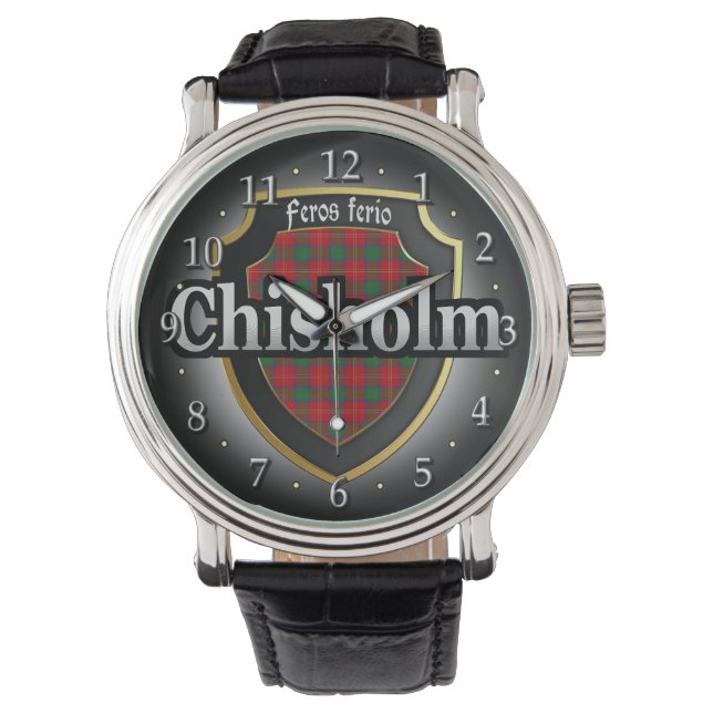 Montre de célébration du clan Chisholm d'Écosse (devant)