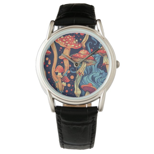 Montre de champignon Trippy Retro (devant)