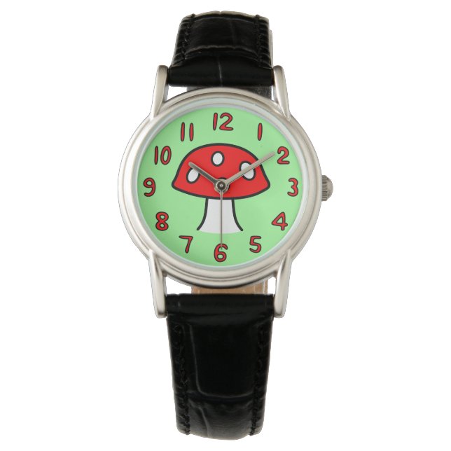 Montre de champignons rouges (Adulte) (devant)