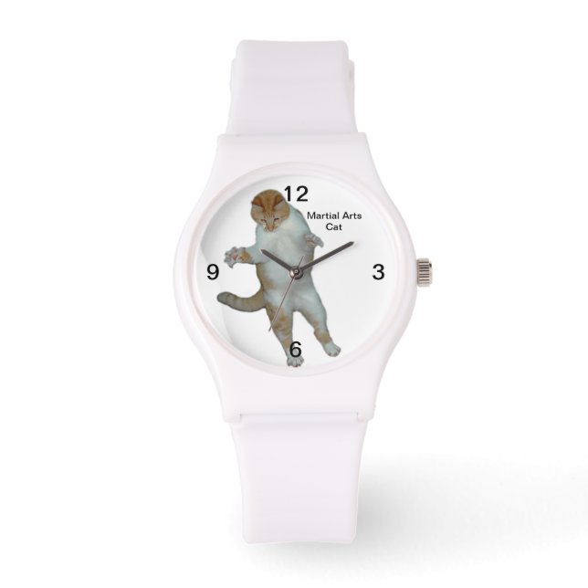 Montre de chat Arts Martiaux (Recto)