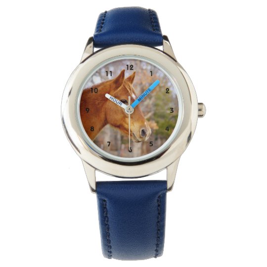 Montre De Cheval De Chataigne Zazzle Fr