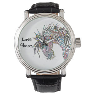 Montre de chevaux d'amour