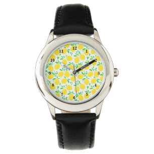 Montre de citron jaune