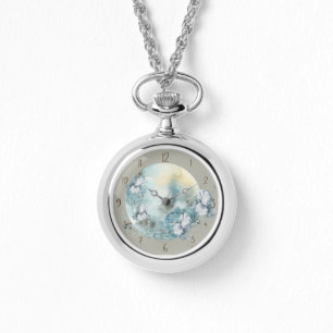 Montre de collier de lune d'Iris
