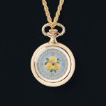 Montre de collier de roses jaunes<br><div class="desc">Montre de collier de Roses Jaunes Gardez la trace du temps avec votre photo préférée sur le cadran avec le Montre d'alliage de collier par Ewatchfactory®. Cette montre est Alloy avec une finition mélangée poli et brossé.Alloy Chain.Japan mouvement assure une tenue du temps précise. Comprend une garantie limitée de 1...</div>