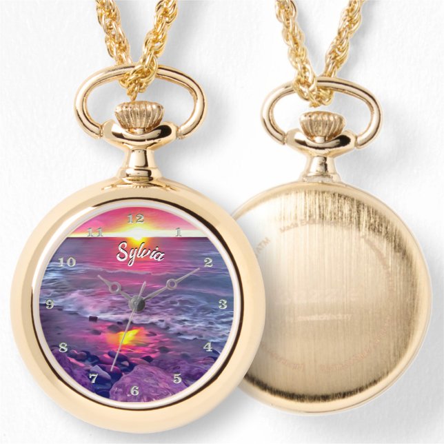 Montre de collier Malecon Sunset 0911 (Créateur téléchargé)