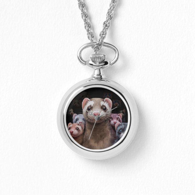Montre de collier stoïque Ferrets (Recto)