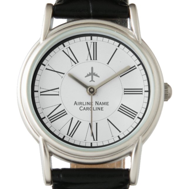 Montre de compagnie aérienne (Close up)
