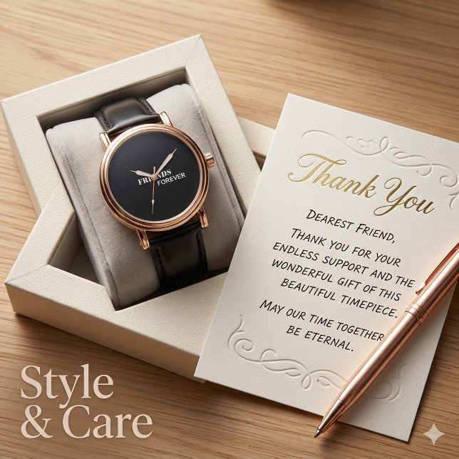 Montre de conception amis élégants pour toujours (Stylish Friends Forever Watch Design)