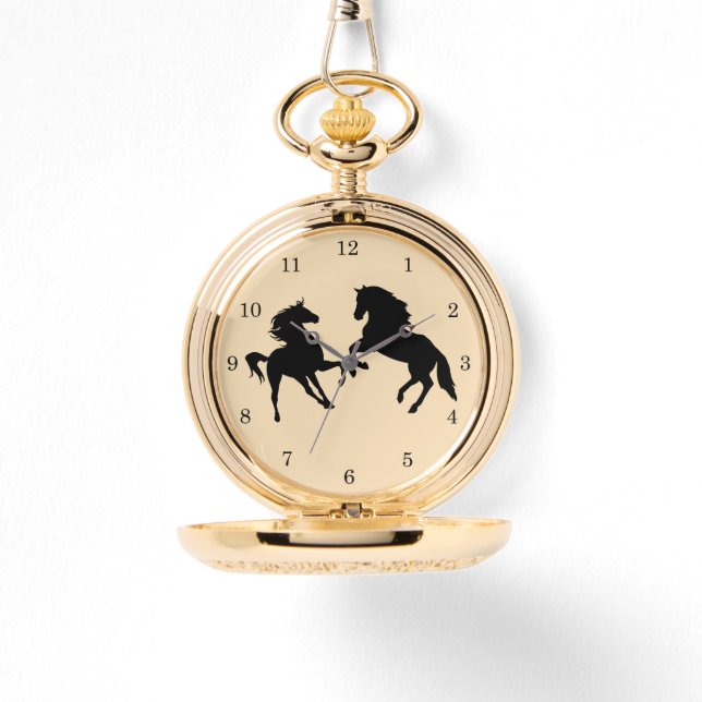 Montre de couple de chevaux (Recto)