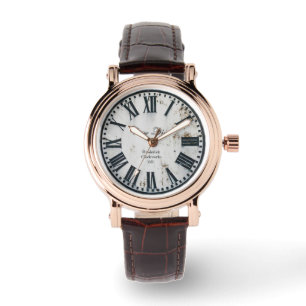 Montre de dames antique vintage de visage de Carpe