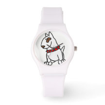 Montre de dessin en anglais Bull Terrier