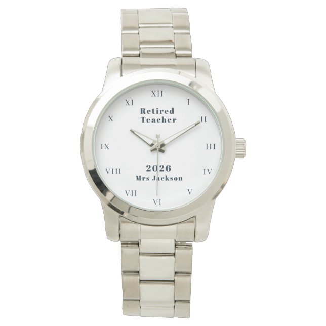 Montre de directeur d'école enseignant retraité (devant)